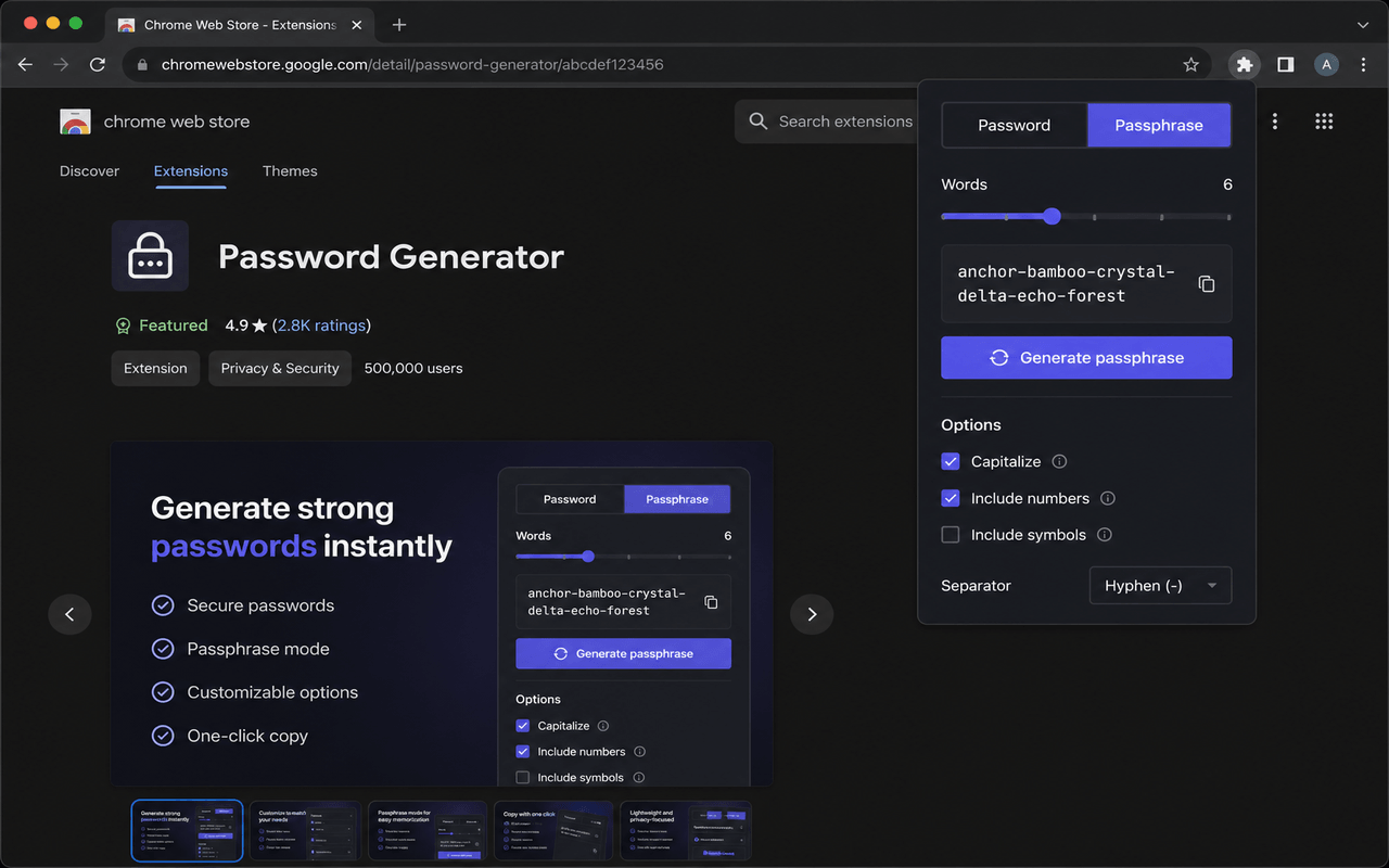 Password Generator screenshot 2